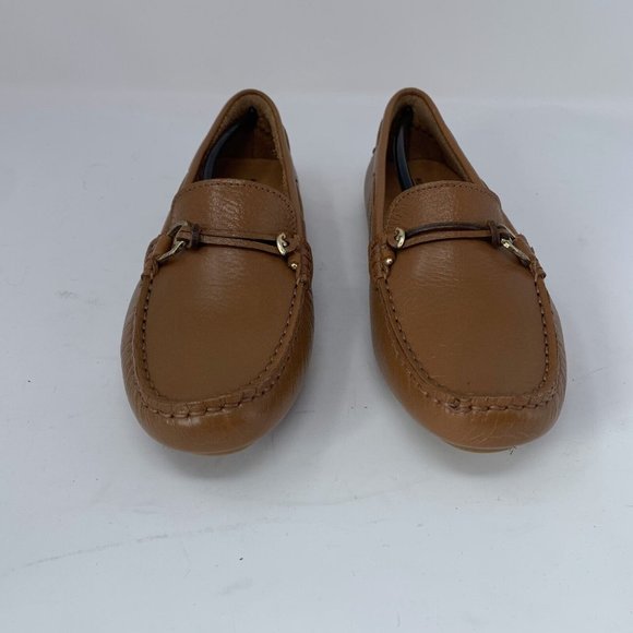 Rockport Bayview CI5125 Loafers Women's 5 Brown Leather Casual Moc Slip On S0563 - Picture 2 of 10